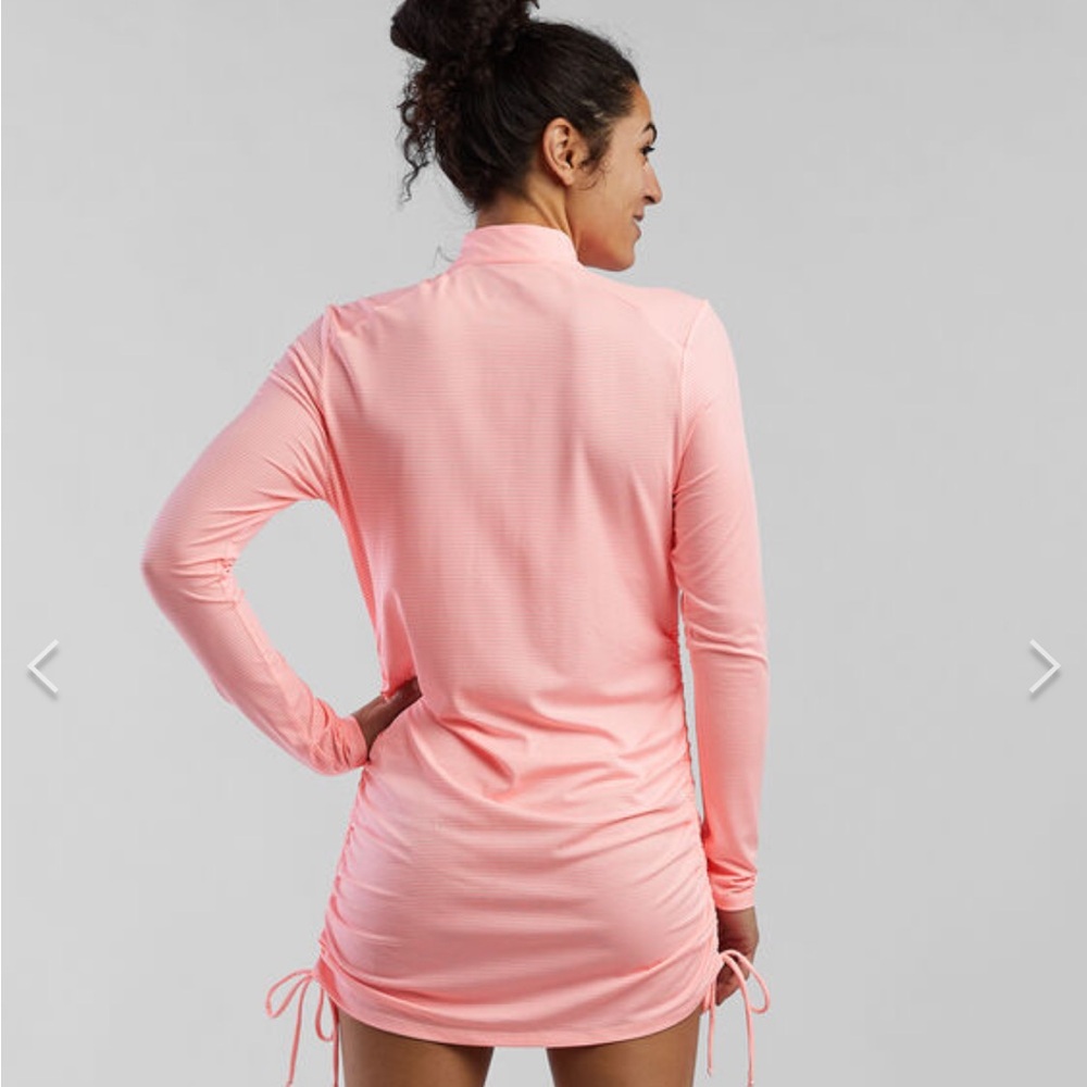 Carve Designs Pink Long Sleeve Swim Coverup
